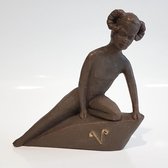 Geert Kunen / Skulptuur / Beeld / Sterrenbeeld ram - Bruin / goud - 7 x 21 x 21 cm hoog.