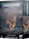 Figurine Warhammer 40 000 – Astra Militarum Cadian Castellan – Non Peinte, à Assembler, 28 Mm