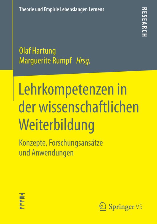 Lehrkompetenzen in der wissenschaftlichen Weiterbildung - cover