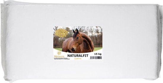 Metazoa NaturalFit Luzerne Paardenvoer 15 kg