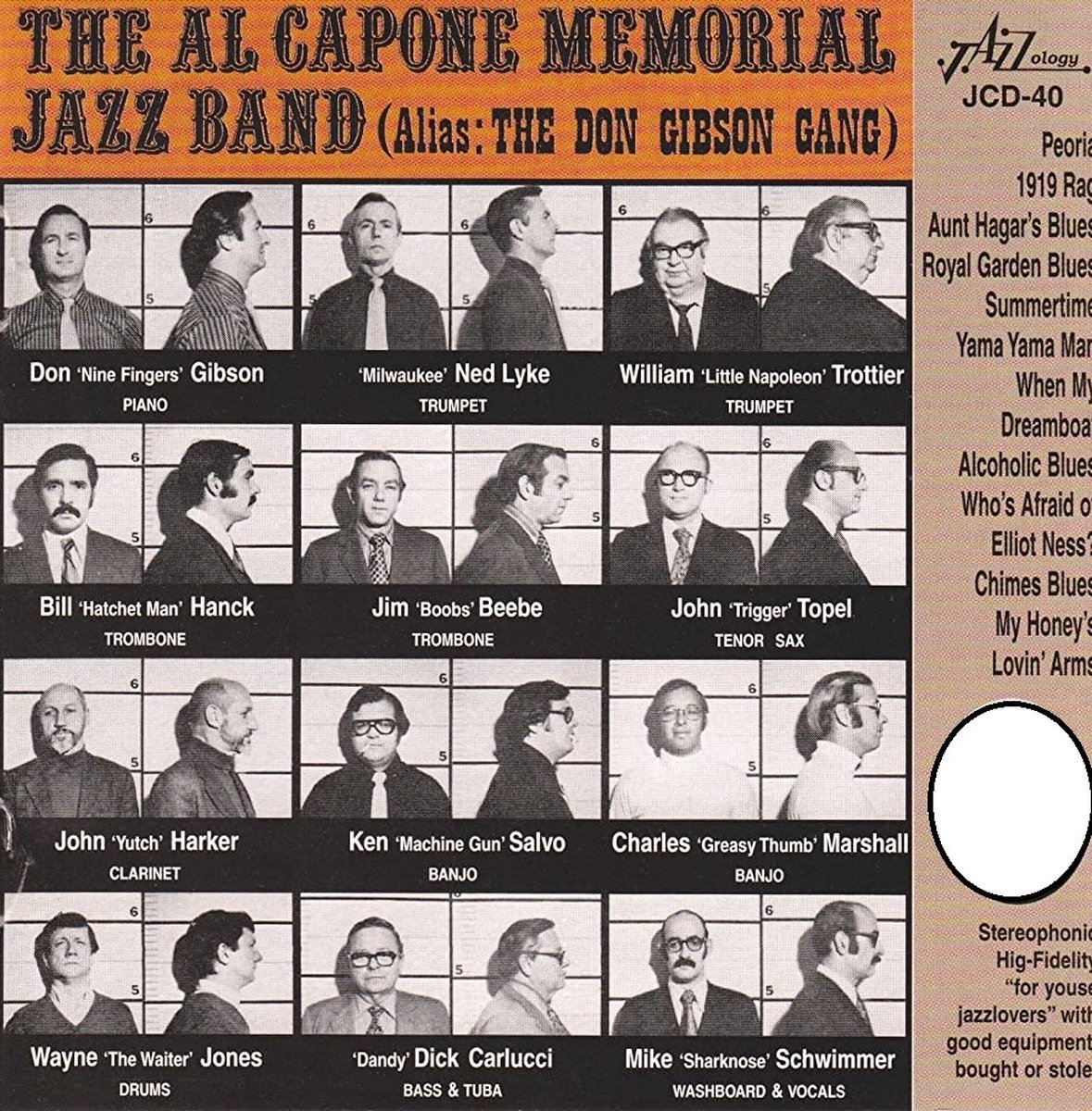 Al Capone Memorial Jazz Band - Alias: The Don Gibson Gang (CD)
