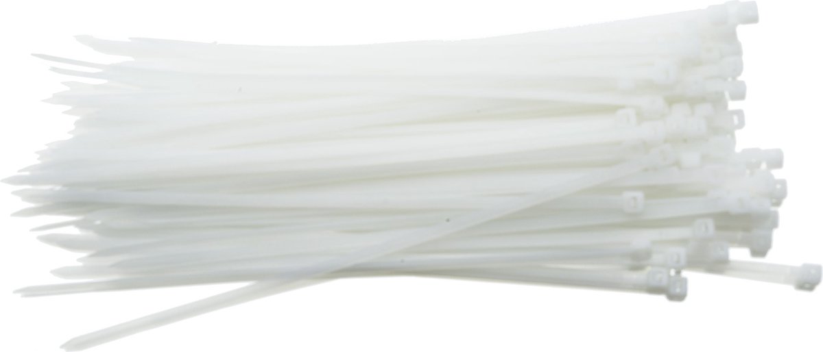 Kabelbinders / Tiewraps 3.5*200 - 100 stuks