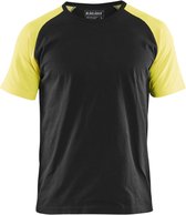 Blaklader T-shirt 3515-1030 - Zwart/High Vis Geel - XXL