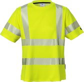 Fristads Hi Vis T-Shirt Dames Klasse 2 7458 Thv - Hi-Vis geel - 2XL