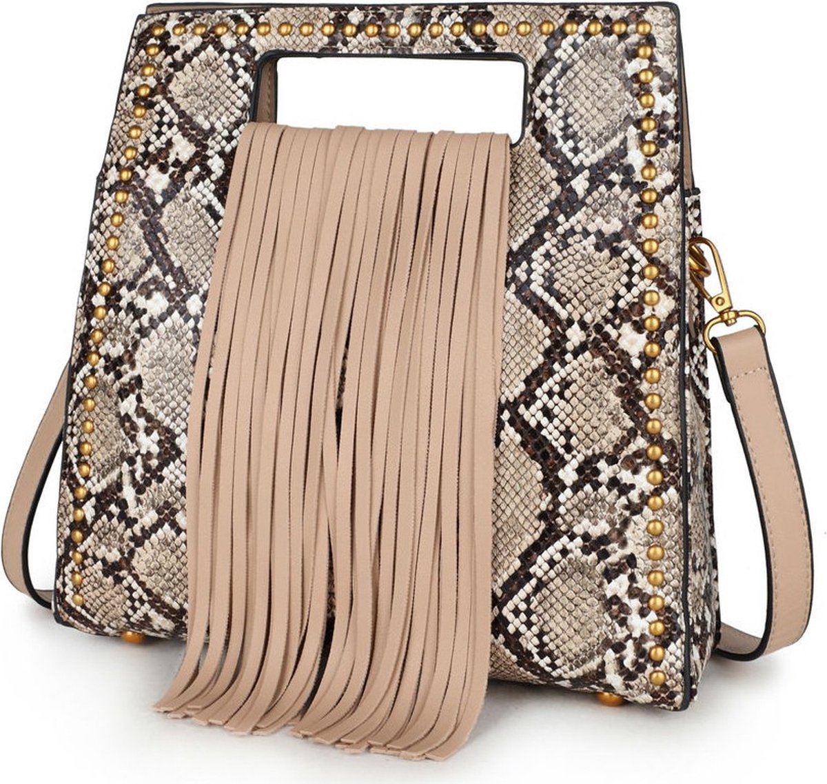 Fringe Crossbody handtas voor dames, grote kwastjes, multifunctionele