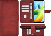 Pearlycase hoesje voor Xiaomi Redmi A1/ A2 - Kunstleer Book Case - Rood