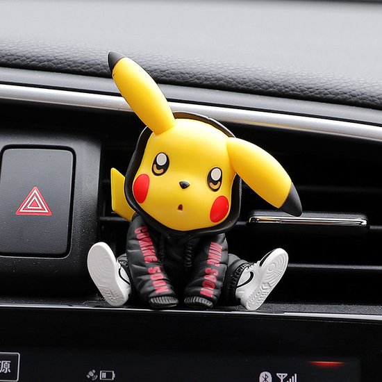 Kawaii Pokemon voiture Parfum pendentif Pikachu Figure voiture