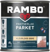 Rambo Pantserlak Parket - Transparant Acryl - Snel Drogend - Vocht & Vuilwerend - Mat - 0.75L