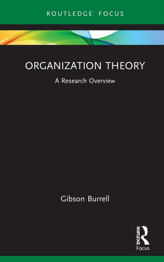 State of the Art in Business Research- Organization Theory - cover