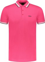 Boss Polo Roze Roze Normaal - Maat M - Mannen - Lente/Zomer Collectie - Katoen