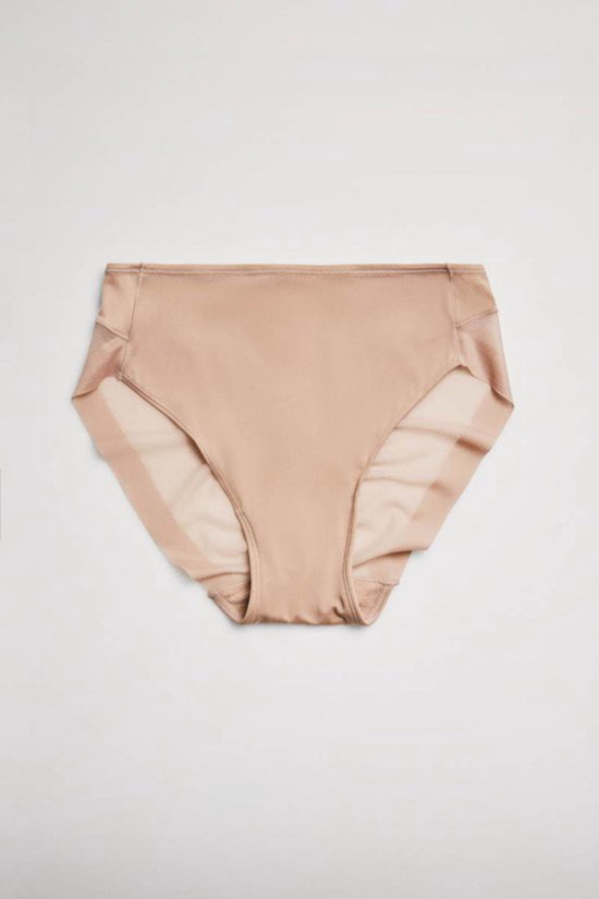 Wolbar WB441 Dames Slip met Hoge Taille, Shapewear Klassiek Naadloos Onderbroek, zwart, XXL