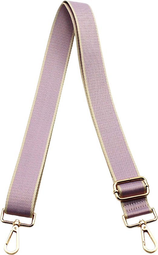 Schouderband voor Tas - Draagband - 4 cm - Paars met Band