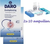 2x Daro Fysiologische Zoutoplossing 5ml - 10 st -duo