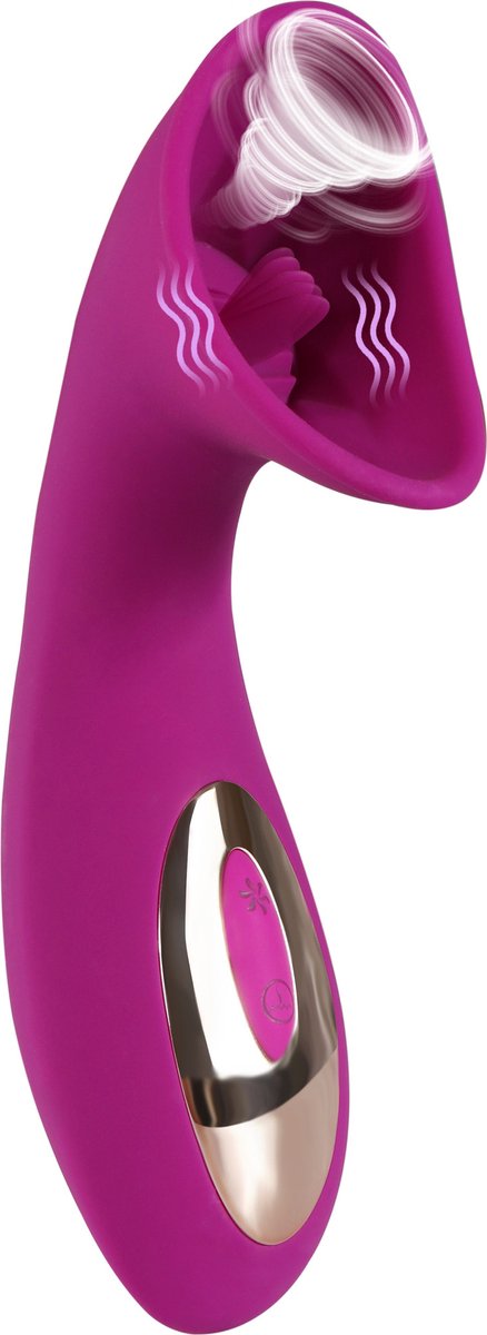 Goedkoopste Zuigende Vibrator Met likfunctie met meerdere standen