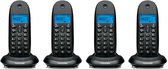 Motorola C1004LB+ téléphone Téléphone DECT Noir