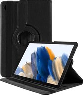 Hoes Geschikt voor Samsung Galaxy Tab A8 - (2021/2022) 10.5 inch - 360° draaibaar - tablethoes - Zwart