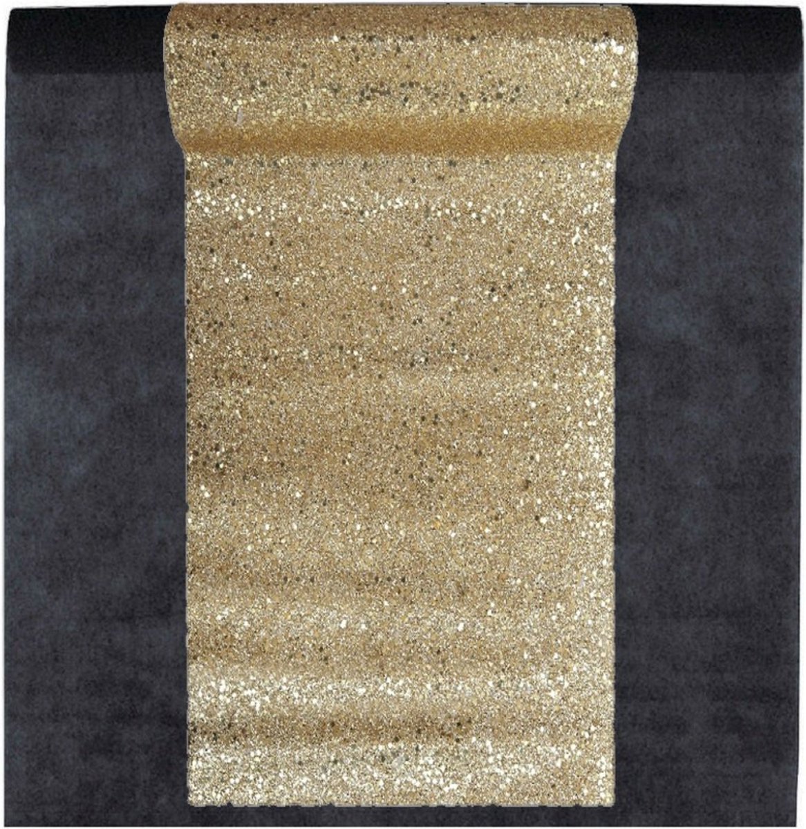 Chemin De Table Disco Paillettes Argentées - Rétro Années 70 - 30x275 Cm - Décoration Fête Bal Mariage Anniversaire