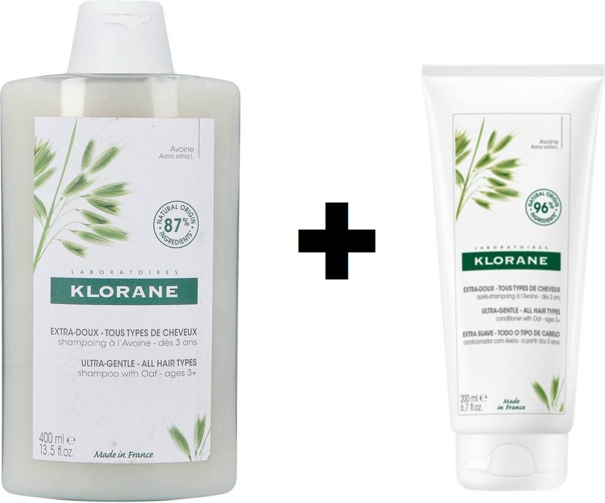 Klorane Shampoo Haver 400ml+conditioner 200ml