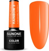 SUNONE UV/LED Gellak 5ml. Rainbow 3 - Oranje - Glanzend - Gel nagellak