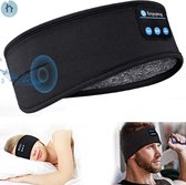 Thuys Bluetooth Slaapmasker - Sportband - Bluetooth 5.0 - Hoofdband met Muziek - Slaapmasker - Voor Mannen en Vrouwen - Slaaptrainer - Langere Levensduur - Zwart