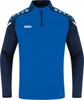 Jako - Ziptop Performance - Blauw Voetbalshirt Heren-3XL