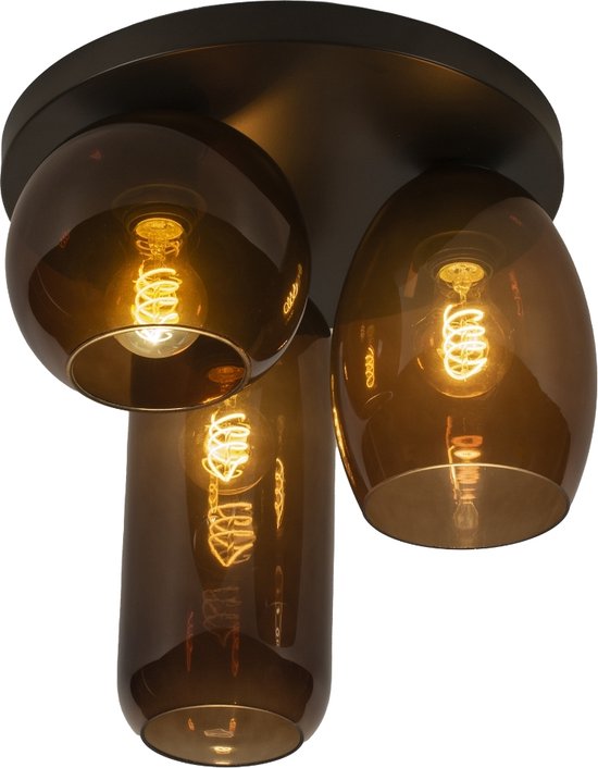 Lumidora Plafondlamp - 3 Lichts - E27 - Metaal