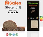 Nutritender Glutenvrije, Lactosevrije en Veganistische Multigrain Broodmix - 400 Gram - Glutenvrije Producten - Perfecte Mix van Smaak en Gezondheid - Guilt-Free en Ideaal voor Glutengevoeligheid