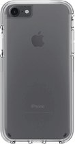 Telefoonglaasje Hoesje - Geschikt voor iPhone SE (2022) - TPU randen met PVC achterzijde - Transparant - Beschermhoes - Case - Cover