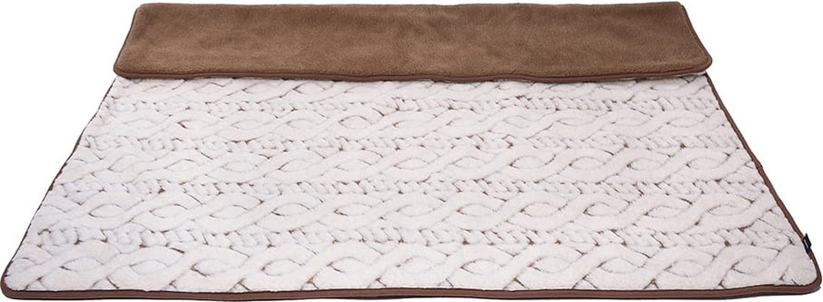 OnceDoce® Deken 100% Wol - Dubbelzijdig Zeer Warm - Puur Australische Merino & Kamelen Wol Blend – Premium Wollen Deken OnceDoce® 2 x 460 g/m² - Warm Ademend Zacht – Woolmark ® Keurmerk - Wasbaar – Lits-jumeaux 240x200cm bruin creme beige