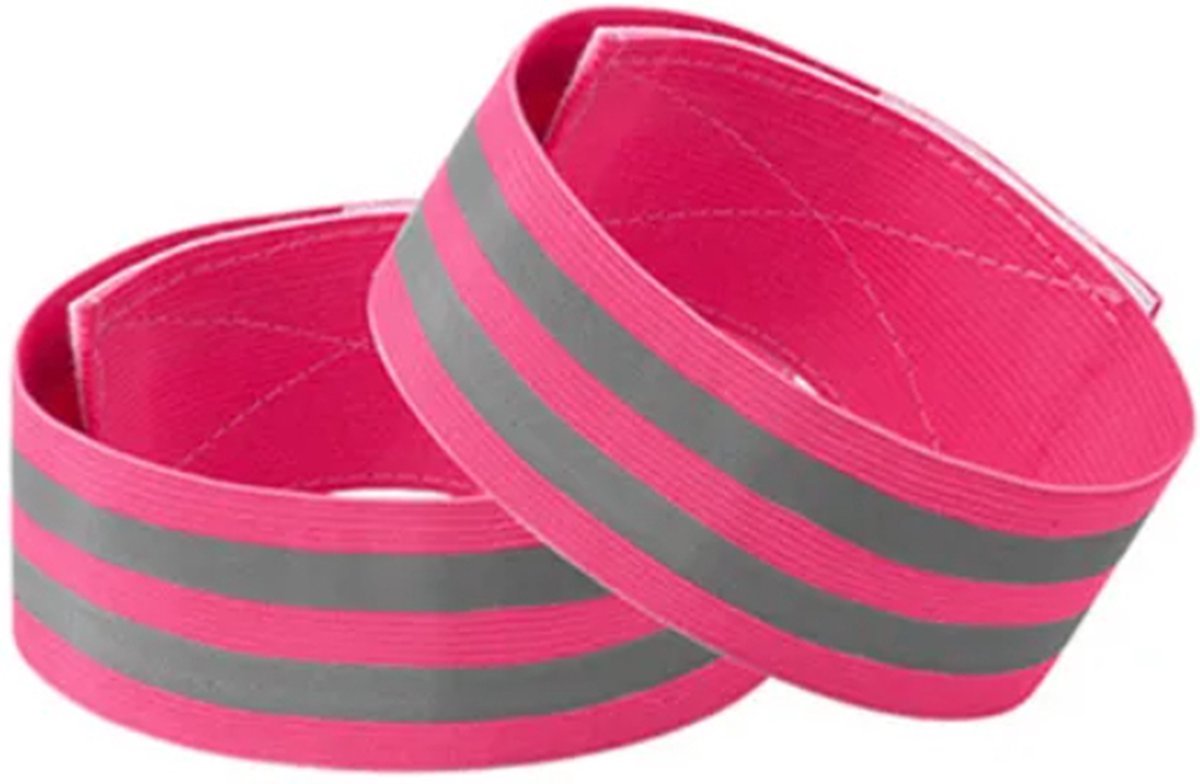 Go Go Gadget - Reflecterende Armband - Hardloopband - 1 stuk - Roze