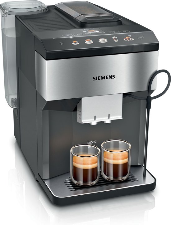 Siemens EQ500 Volautomatische Espressomachine RVS Zwart - Siemens - €653,68