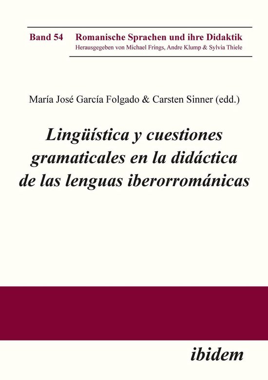 Romanische Sprachen Und Ihre Didaktik 54 Lingüística Y Cuestiones Gramaticales En La 2284