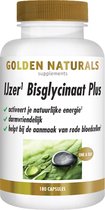 Golden Naturals IJzer Bisglycinaat Plus (180 veganistische capsules)