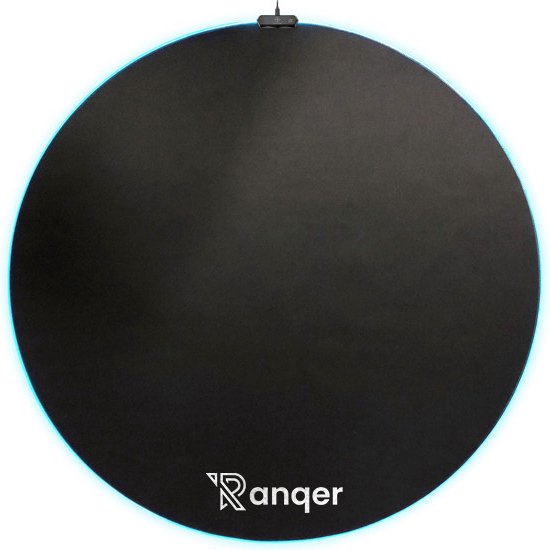 Ranqer - Gaming - Chair - Mat - RGB - Zwart - Stabiliteit - Gaming Stoelen - Bescherming - Vloeren - Krassen - Slijtage - Luxe - Uitstraling.