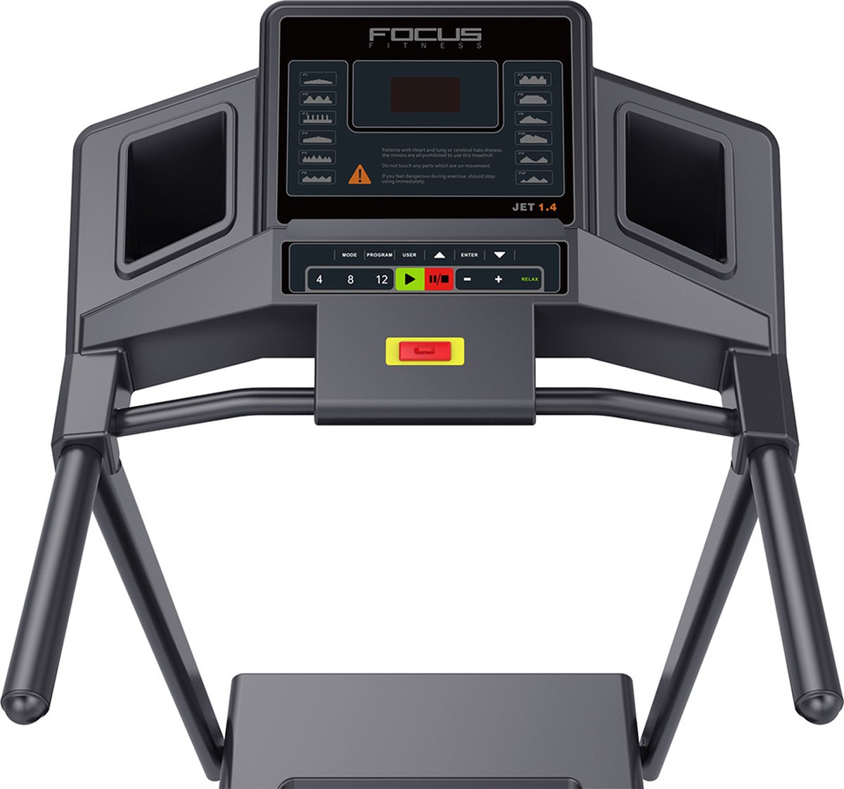Afbeelding 3 van Focus Fitness - Jet 1.4 - Loopband - 12 Trainingsprogramma's - 2 Hellingshoek niveaus - Tot 16 km/h