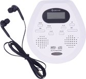 Denver DMP-395 - Lecteur CD portable - discman - CD - MP3 - Reprise automatique - Fonction de répétition - Wit
