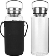 Bouteille d'eau 1 litre - Bouteille d'eau 1 litre - Bouteille d'eau 1000 ml - Gourde 1 litre - Glas