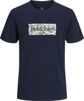 Jack & Jones t-shirt jongens - donkerblauw - JORlafayette - maat 164