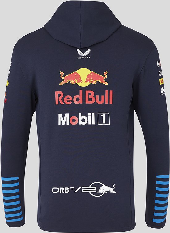 Oracle Red Bull Racing Teamline Hoody 2024 XL - Max Verstappen - Sergio Perez - Castore