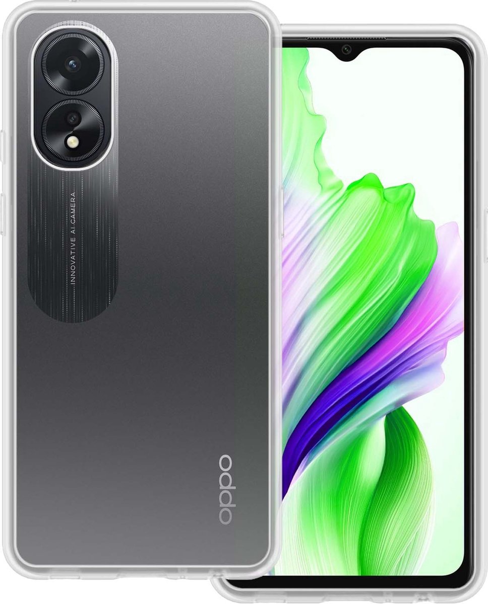 Hoesje Geschikt voor OPPO A38 - Sterk & Shockproof - Hoes Cover - Siliconen Case - Transparant