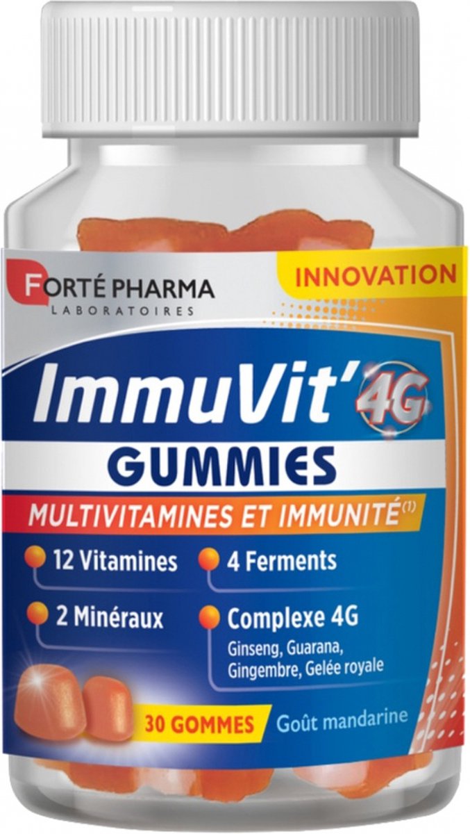 Goedkoopste Forté Pharma ImmuVit'4G 30 Gummies