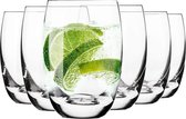 Water Sap Drinkglazen | Set van 6 | 360 ml | Elite Collectie| Kristalglas | Perfect voor Thuis, Restaurants en Feesten | Vaatwasser Veilig