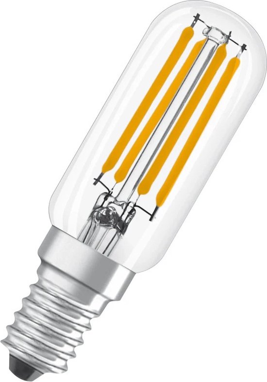 OSRAM LED lamp - Koelkast lampje - E14 - 4,2W - 470 lumen - warm wit - filament helder