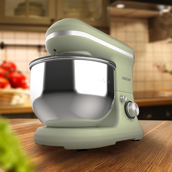 Cecotec Rühr- und Knetmaschine Cecomixer Merengue 5L 1200 Ice-Cream Grün. 1200 W, 5-Liter-Schüssel aus Edelstahl und Zubehör zum Schlagen und Kneten, inklusive Funktion zum Eiscreme machen van Cecotec — afbeelding 3