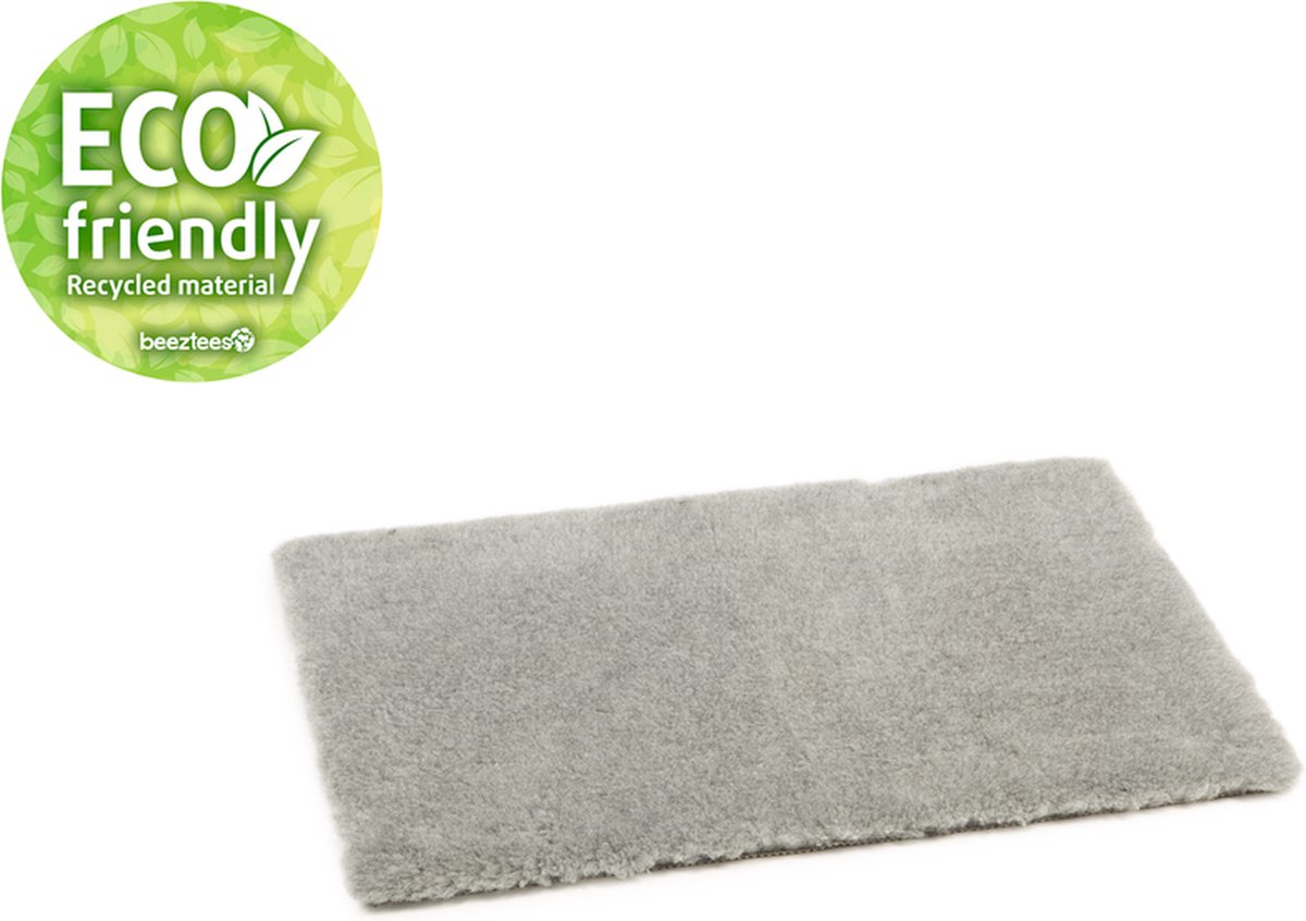 Bol.com Beeztees Eco Vetbed Rumax - Hondenmat - Bench - Benchkussen - Grijs - 78x55cm aanbieding