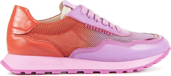 Hispanitas Sneakers Dames - Lage sneakers / Damesschoenen - Canvas - HV243231 - Roze - Maat 38