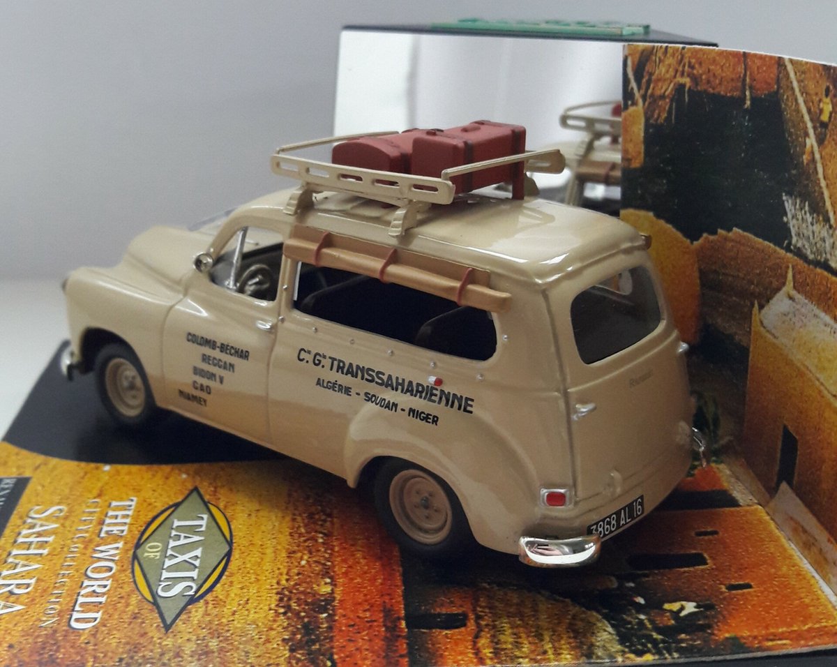 Modellino Die-Cast Scala 1:43 Renault Colorale – Algeria 1950 – Taxi Iconico – Pezzo Da Collezione Raro