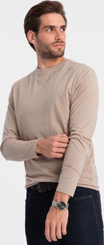 T-shirt manches longues homme - Beige - VICENZA
