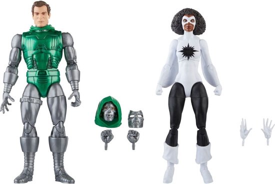 Avengers: Au-Beyond des figurines Marvel Legends les plus puissantes de la Terre Captain Marvel vs. Docteur Doom 15 cm