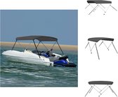 vidaXL Biminitop Boat Canopy - 180x130x110 cm - Antraciet - Bootzeil
